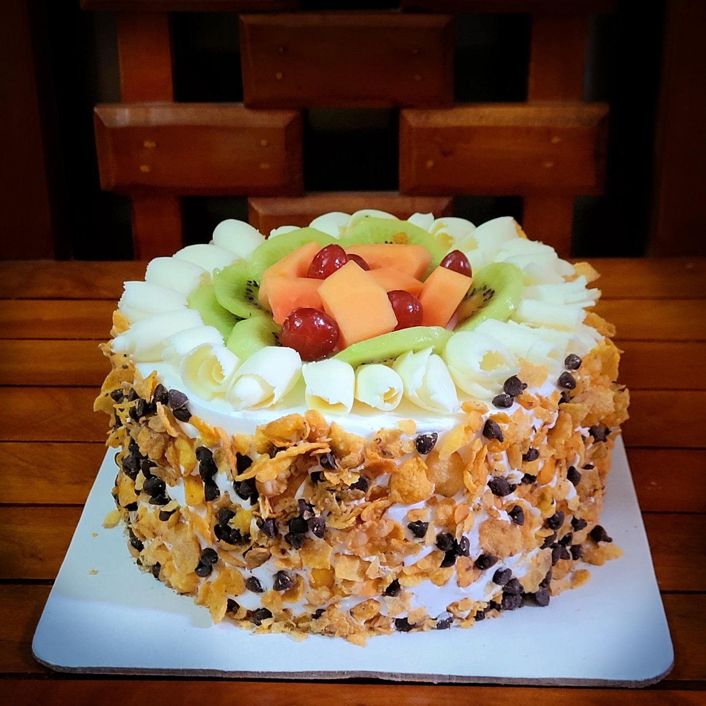 Fruit Loaded Pineapple cake