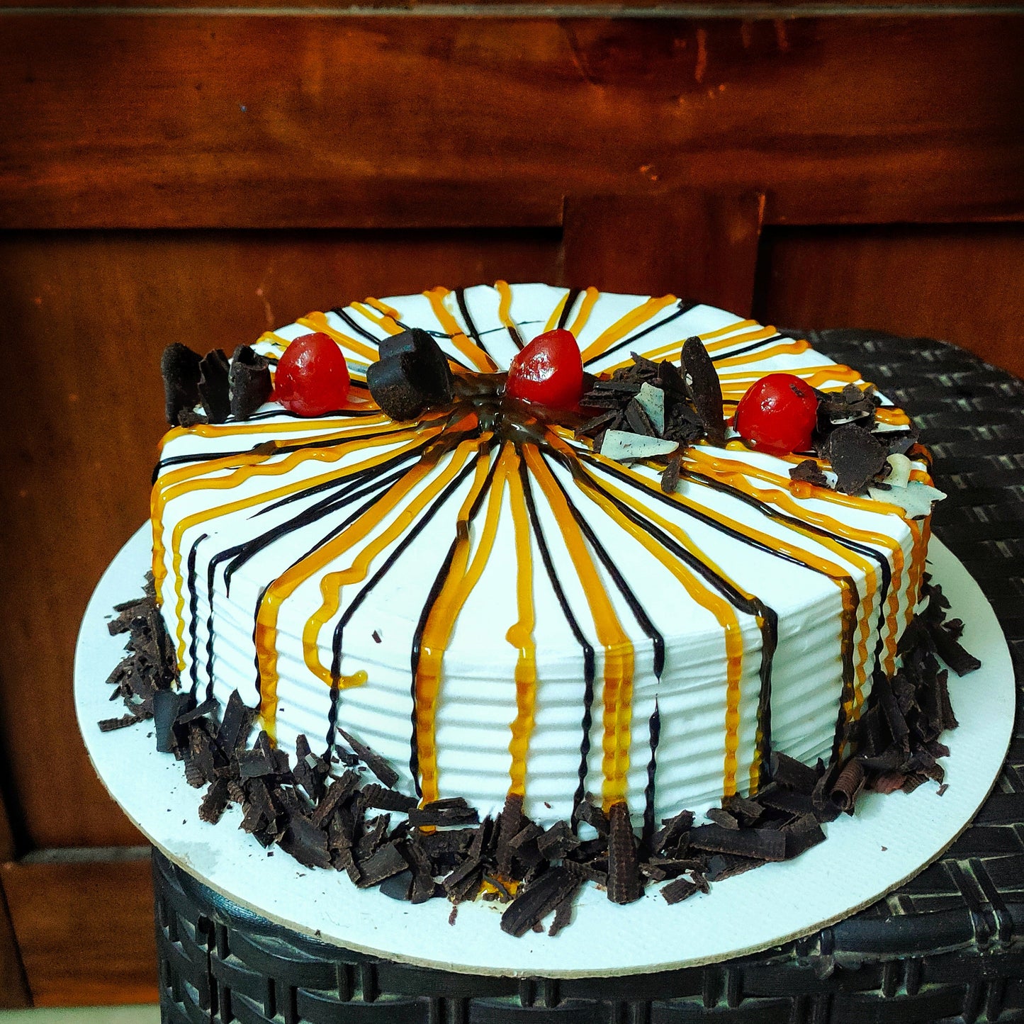 Choco- Butterscotch cake