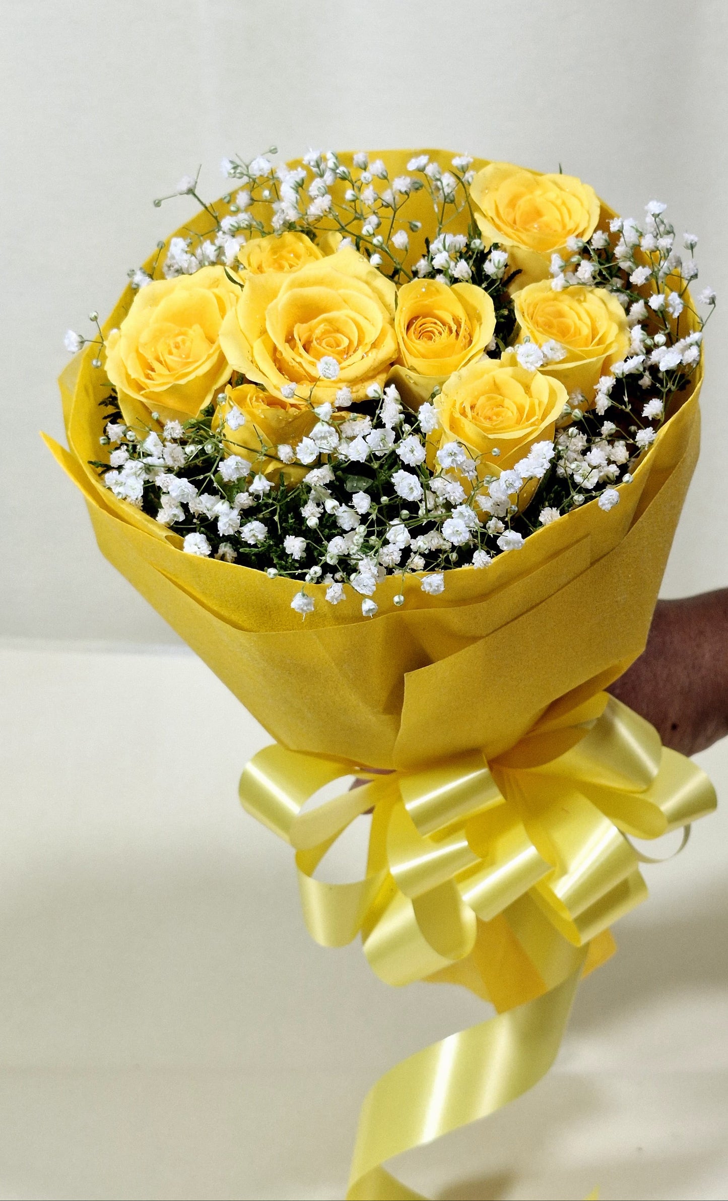 Yellow roses bouquet