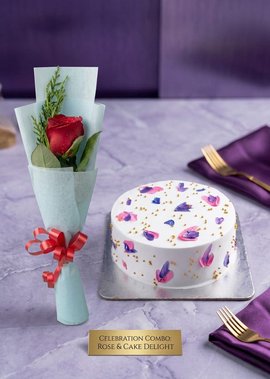 Pastel blossom cake