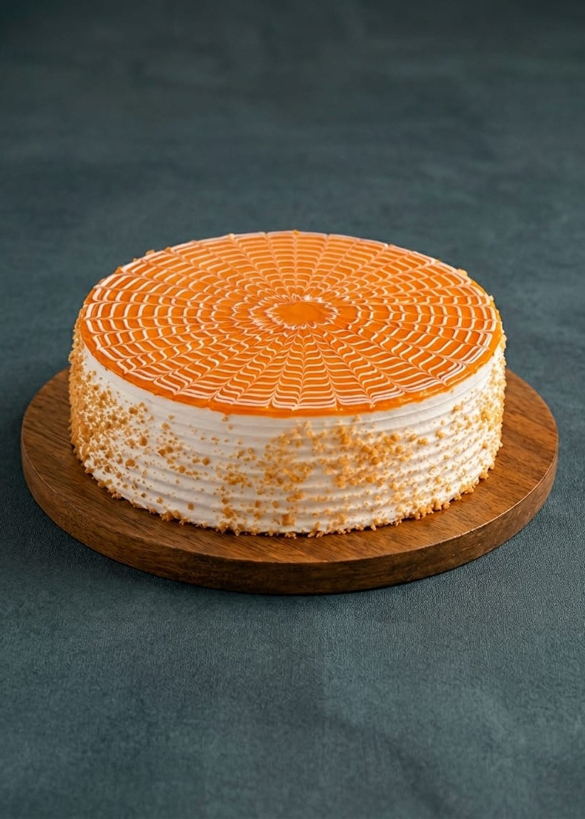 Crunchy Butterscotch Cake