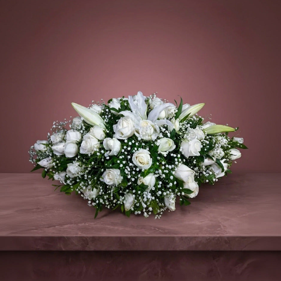 Elegant Pristine White Long long arrangement
