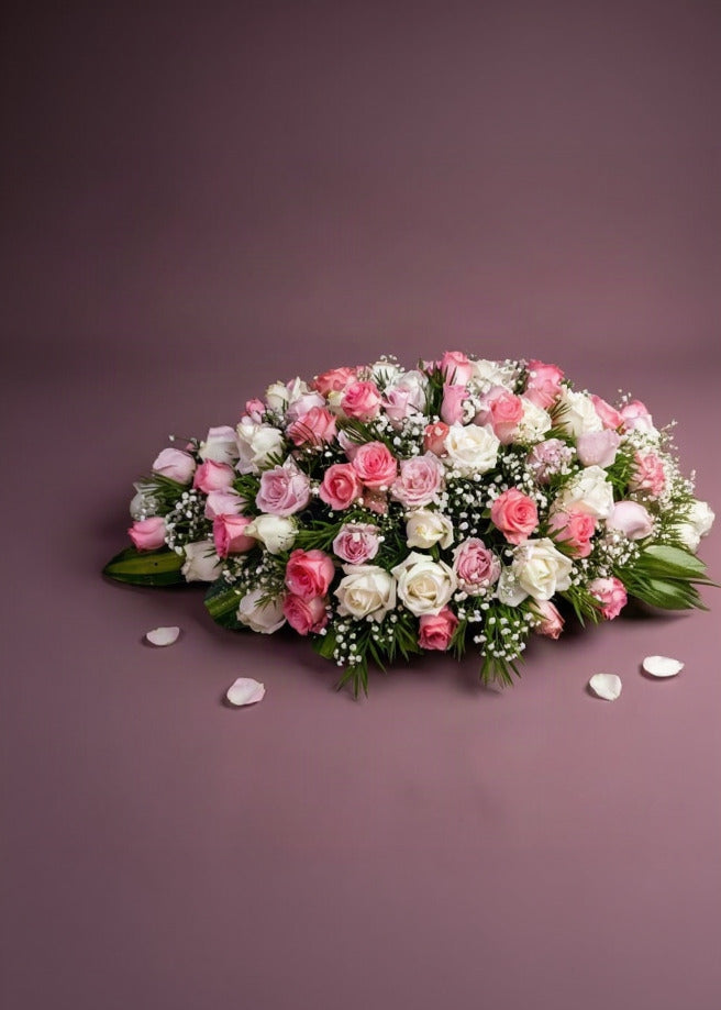 Heavenly Pastel Roses Arrangement