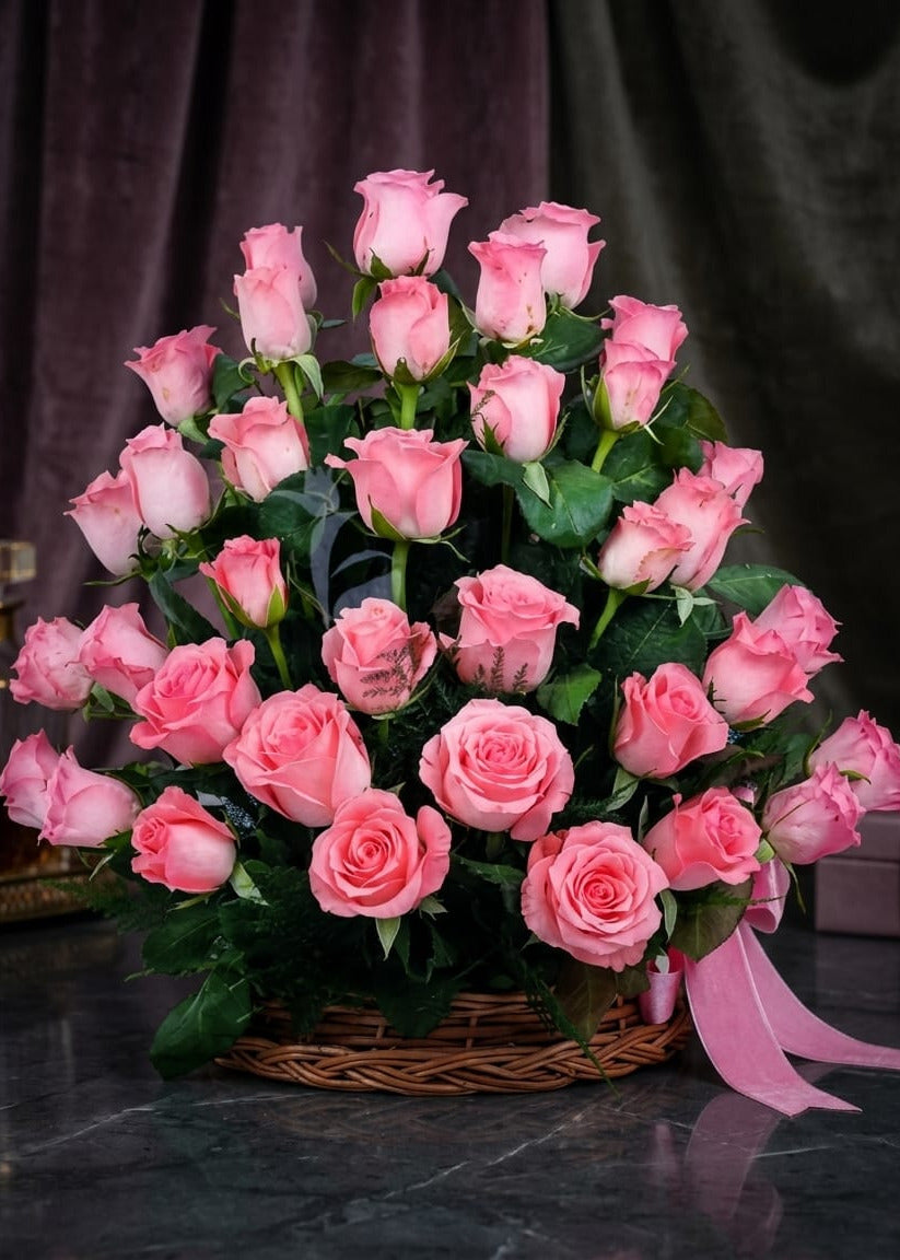 Pink Bloosom Basket