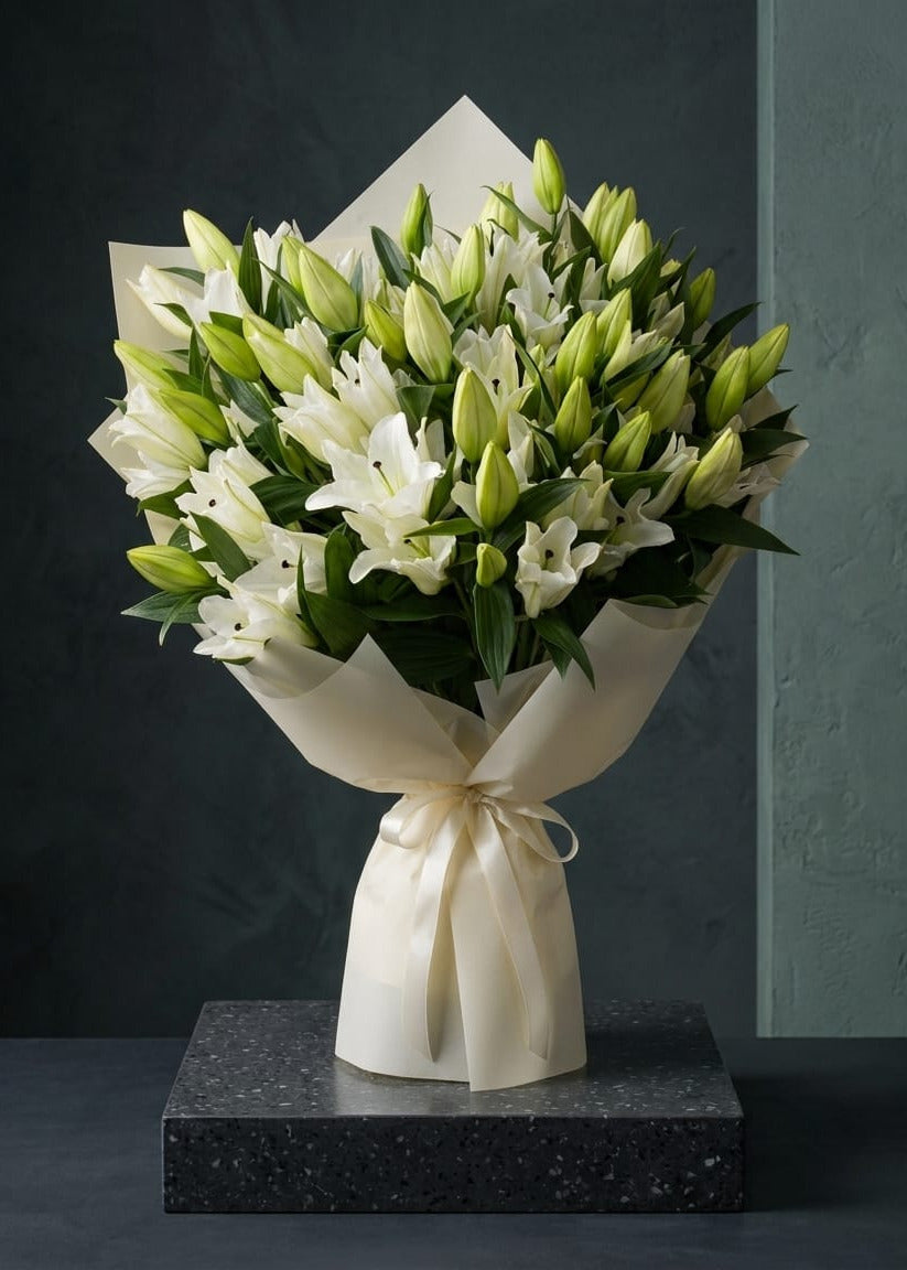 White Lily Blossom