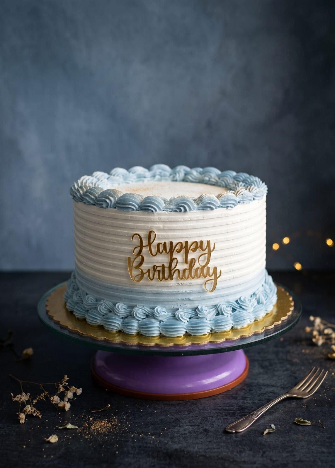 Blue Ombre Cake