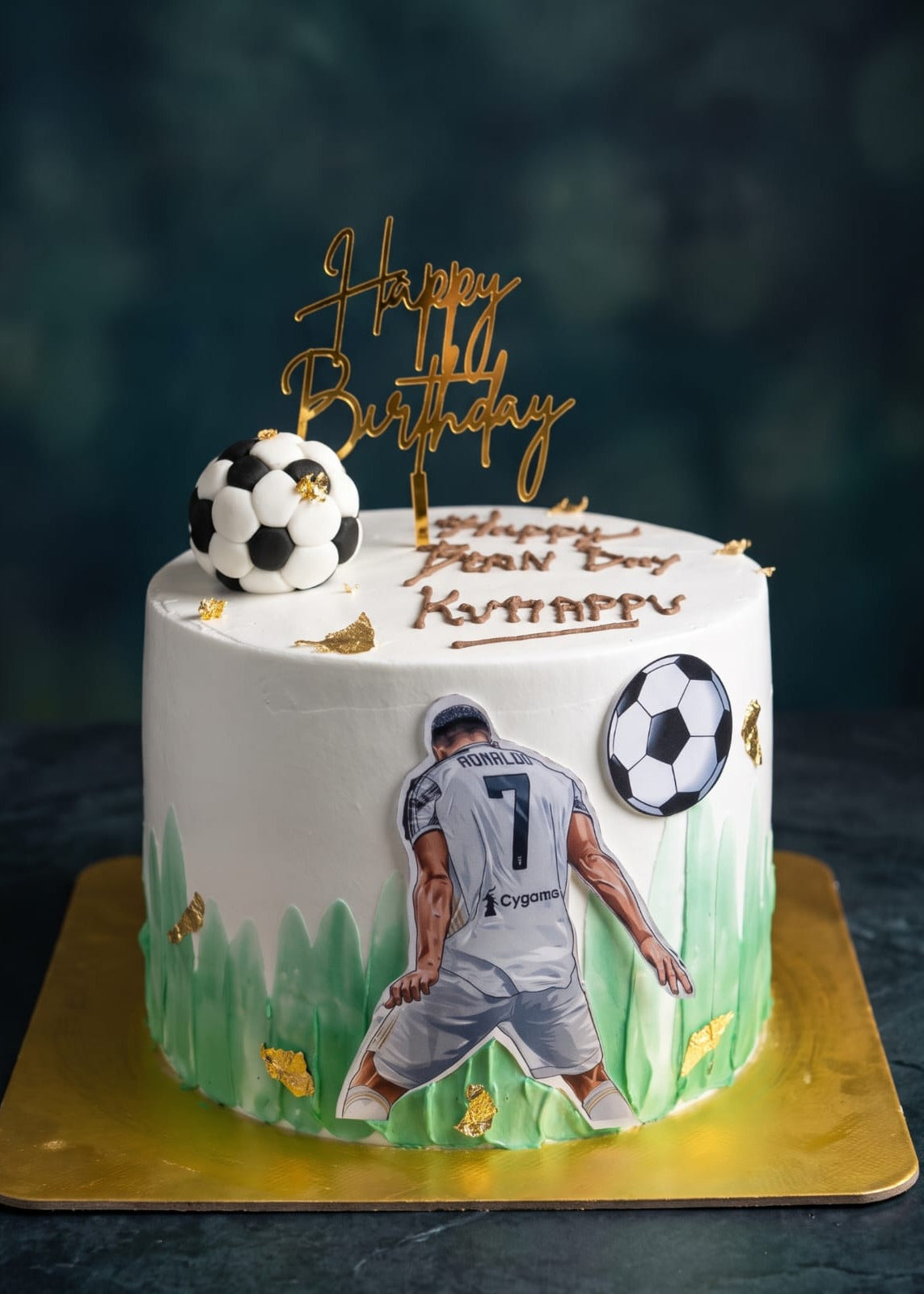 CR7 Theme Cake