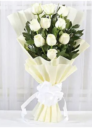 White Roses Bouquet