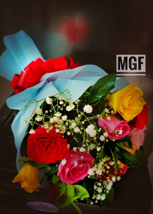10 Mix Roses Bouquet