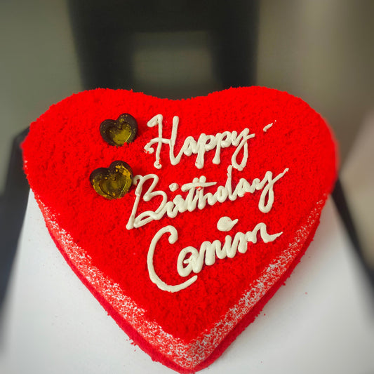 Red Velvet Heart Shape