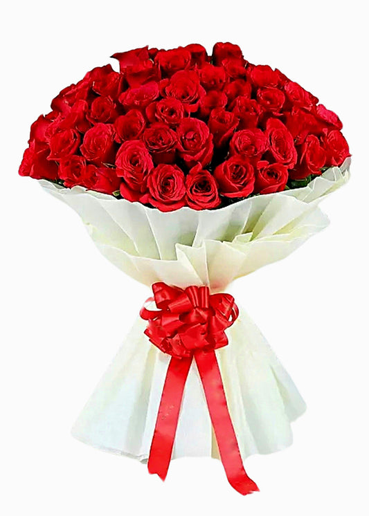 100 Red Roses Bouquet