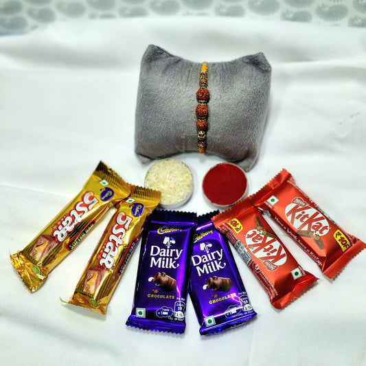 Rakhi With Mixed Chocolates