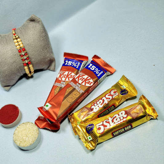 Rakhi With Chocolates