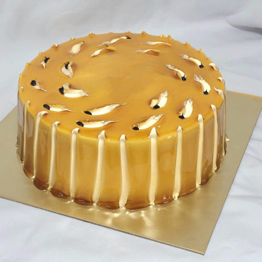 Hazelnut butterscotch cake