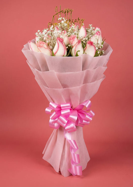 20 Double Shaded Roses Bouquet