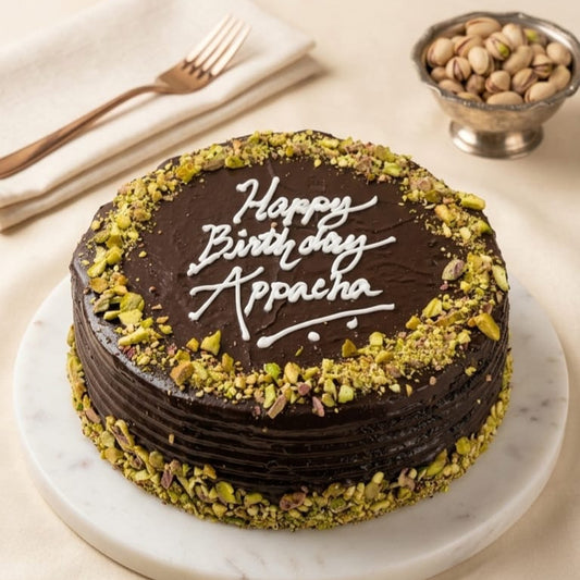 Royal Choco Pista Delight Cake