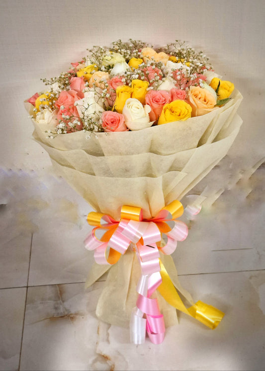 50 Mix Roses Premium Bouquet