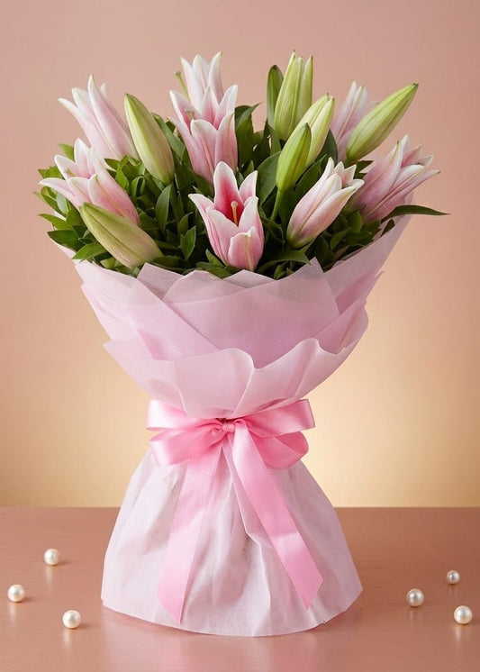 Pink Lilies Splendour