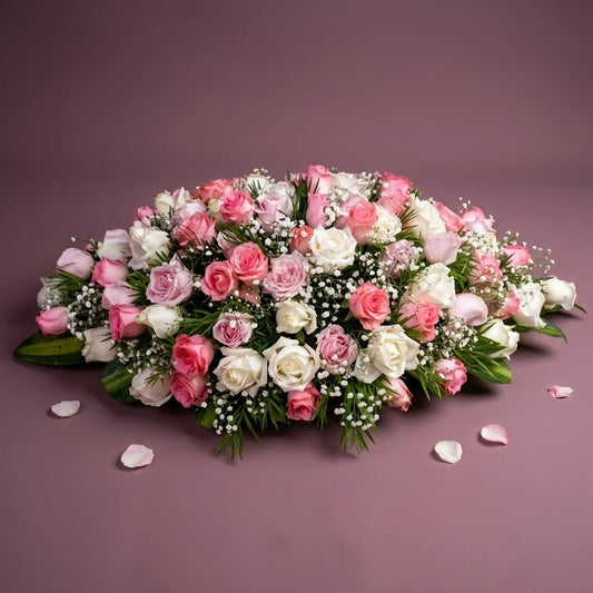Heavenly Pastel Roses Arrangement