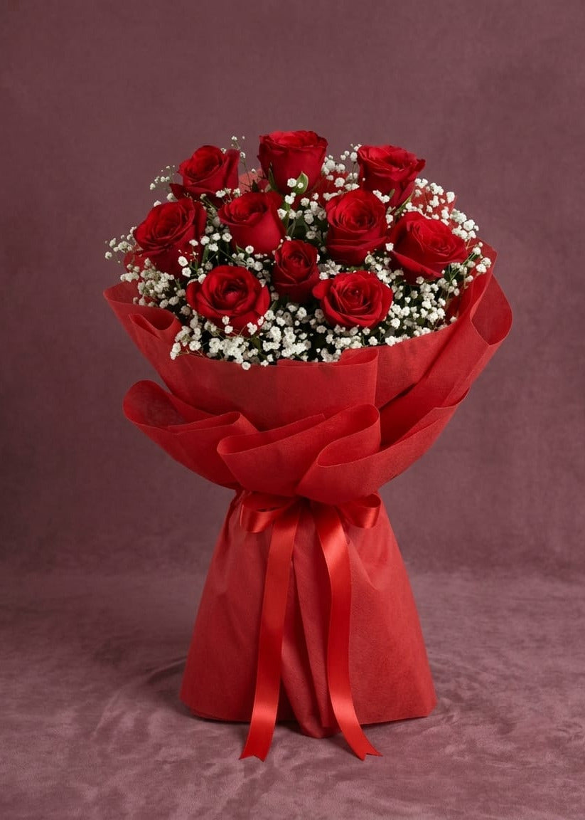 Red Roses Elegance Bouquet