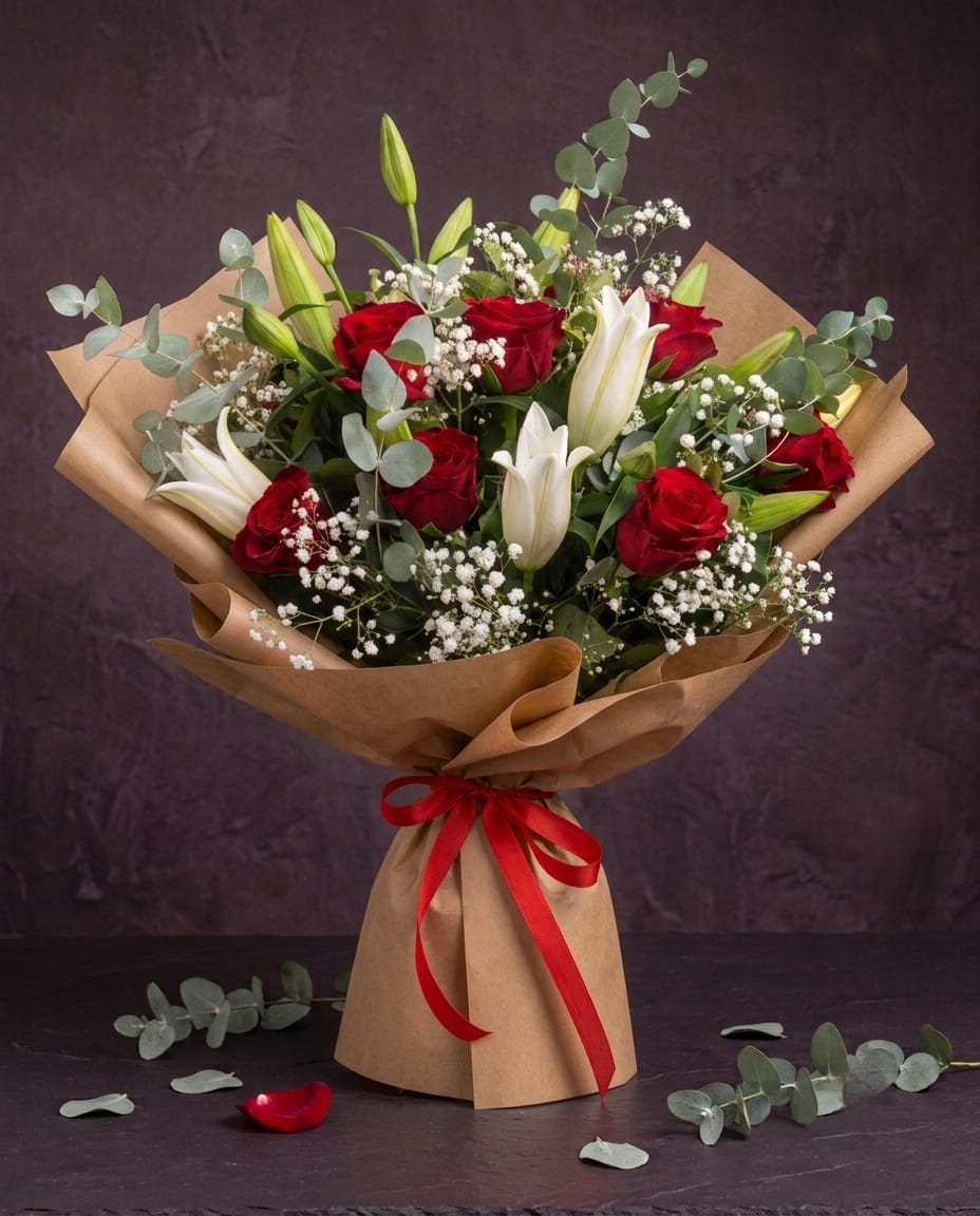 Rose N Lillies love
