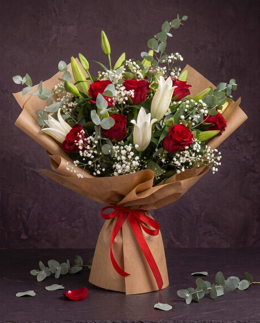 Rose N Lillies love