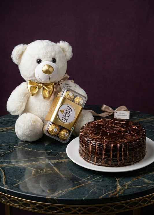 The Sweet Cuddles & Chocolate Delight Combo