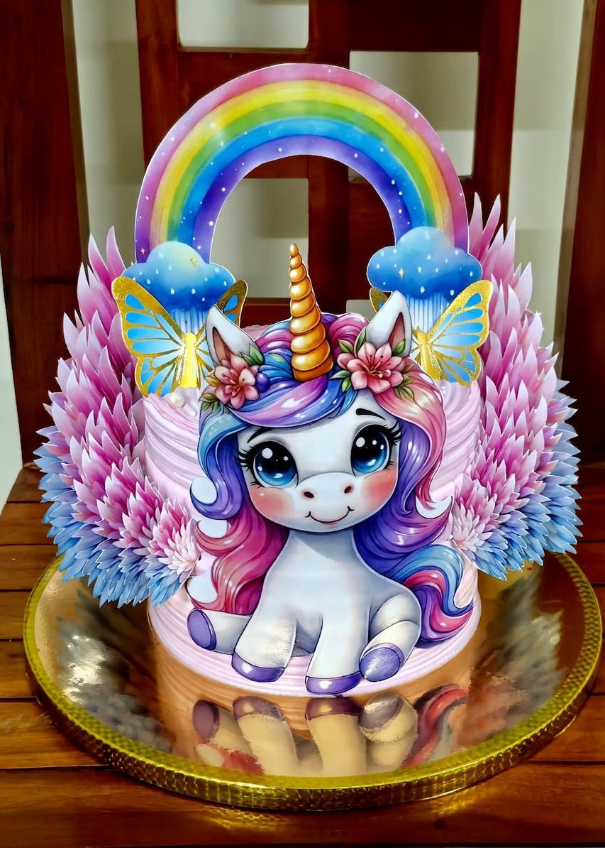 The Stardust Reverie Unicorn Cake