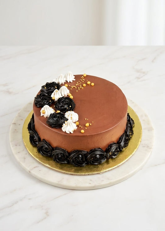 Designer Round Chocolate Cake