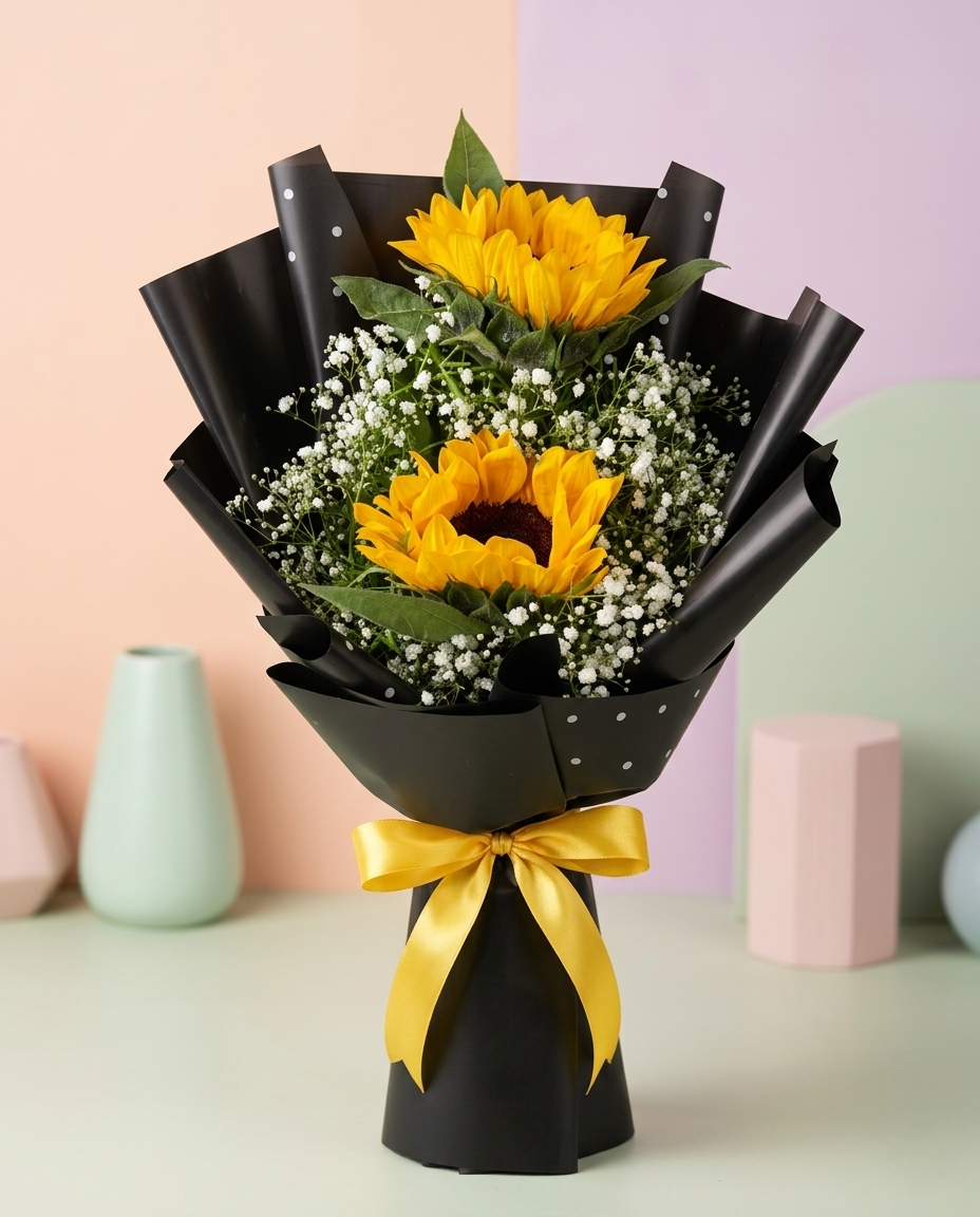 Lovely sunflower bouquet