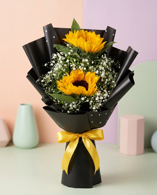 Lovely sunflower bouquet