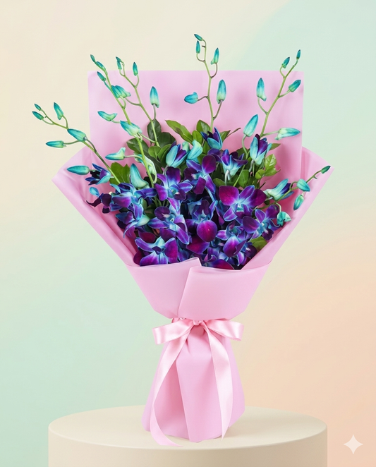 Lovable orchids bouquet