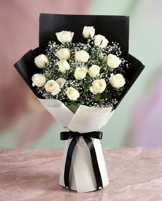 Pure white affection