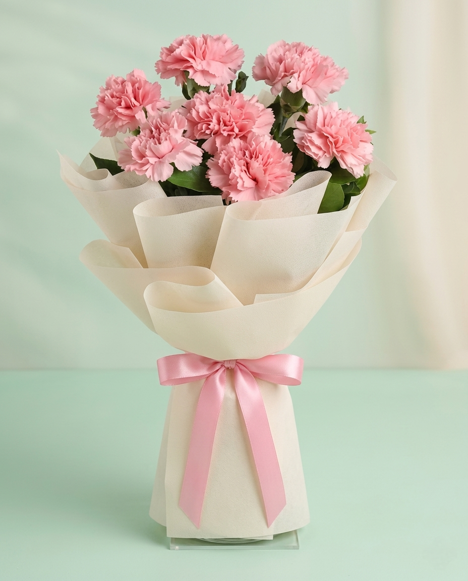 Light pink carnations love